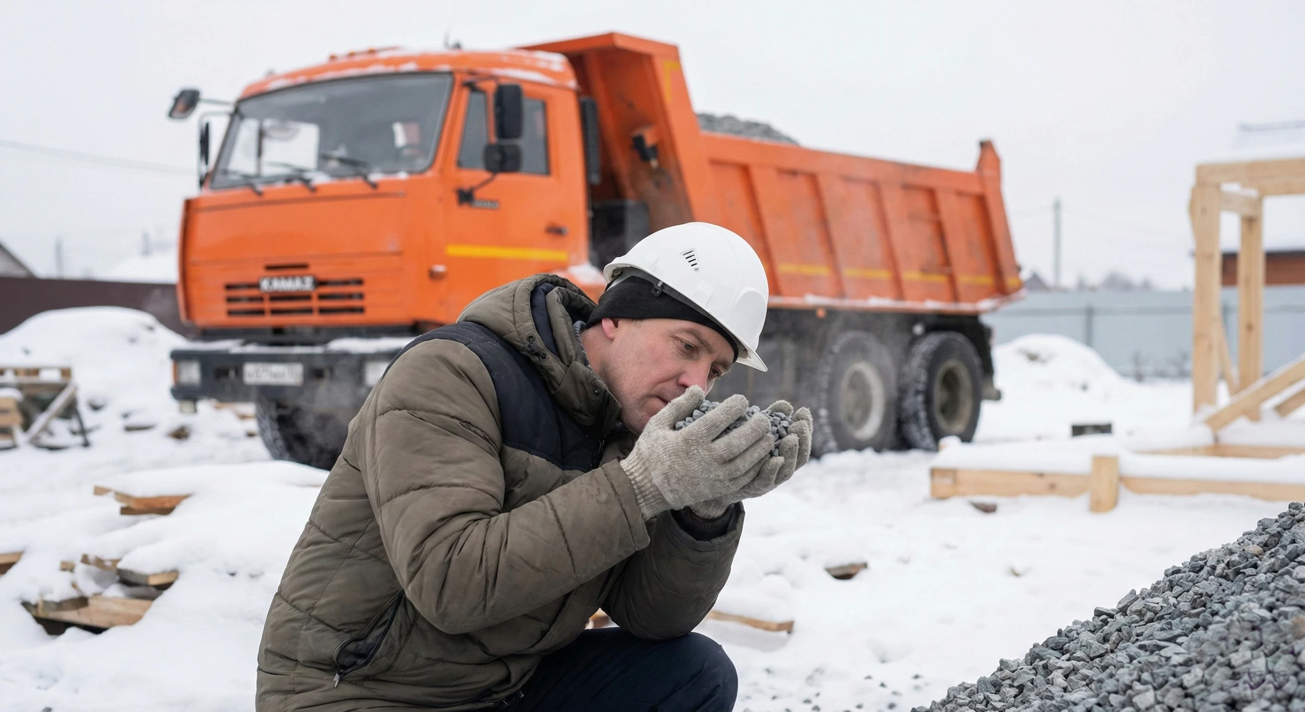Как проверить качество песка и щебня при доставке на объект?