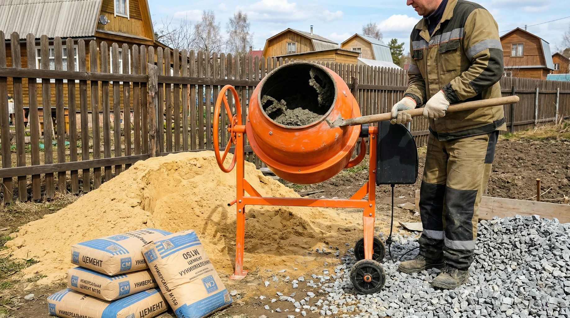 Идеальные пропорции бетона для фундамента: сколько нужно цемента, песка и щебня