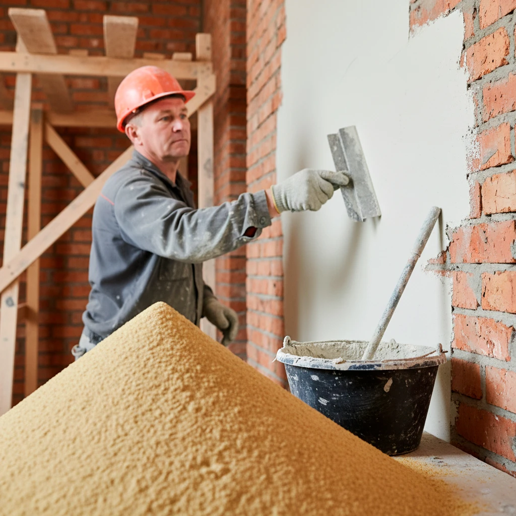 Песок для штукатурных работ: как выбрать идеальный материал для ровных стен